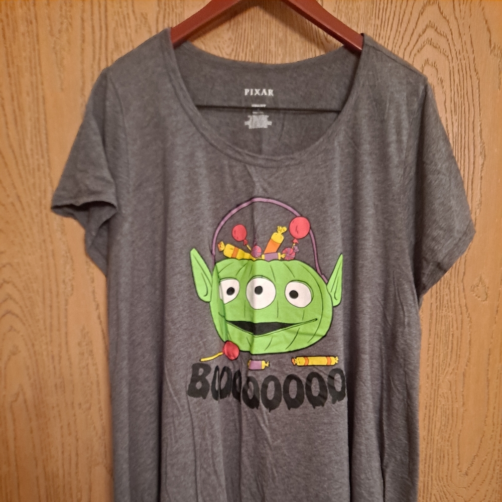 Torrid Toy Story Alien Boo Halloween Handkerchief Top Shirt Size 4 4X